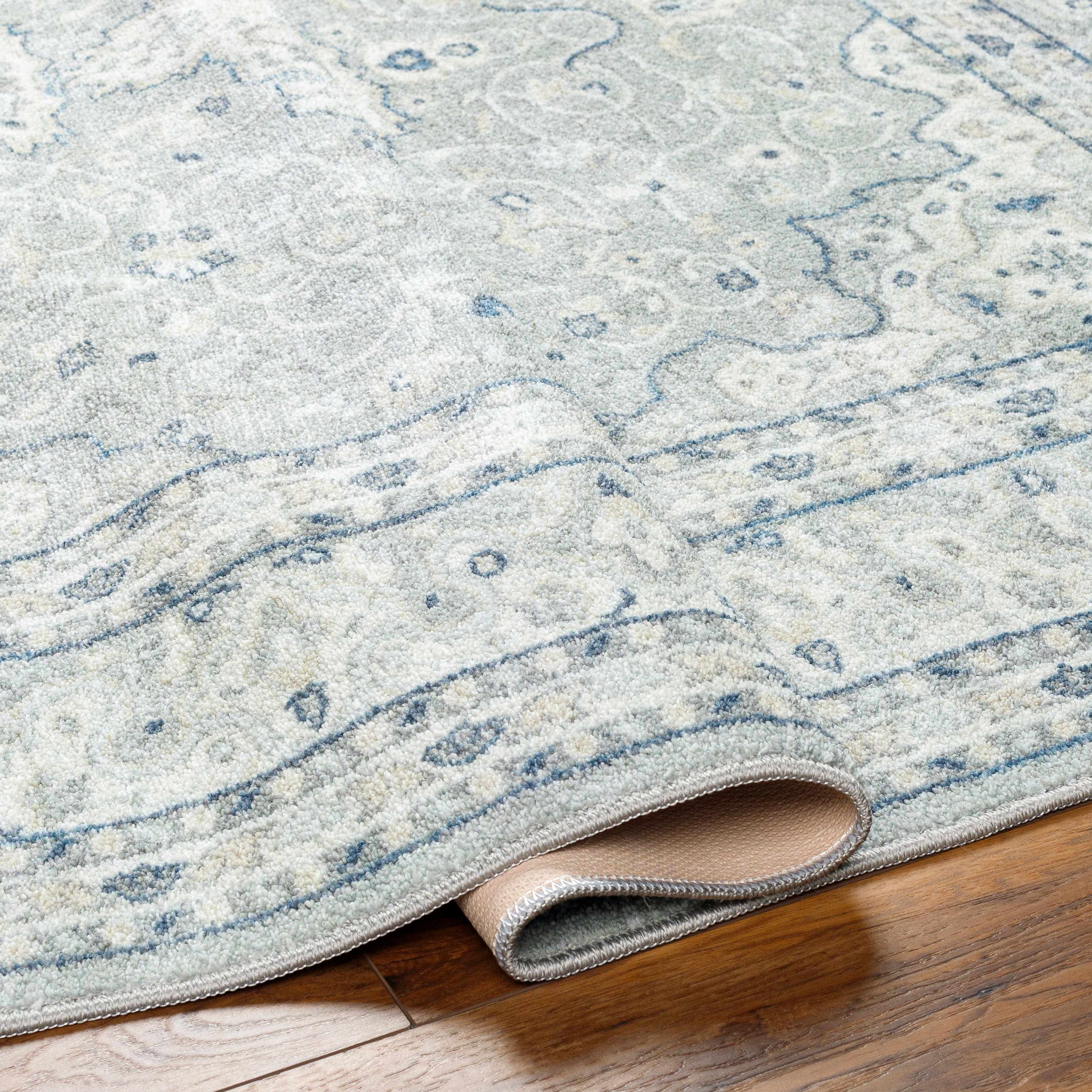 Farai Gray Medallion Area Rug - Clearance - Image 5