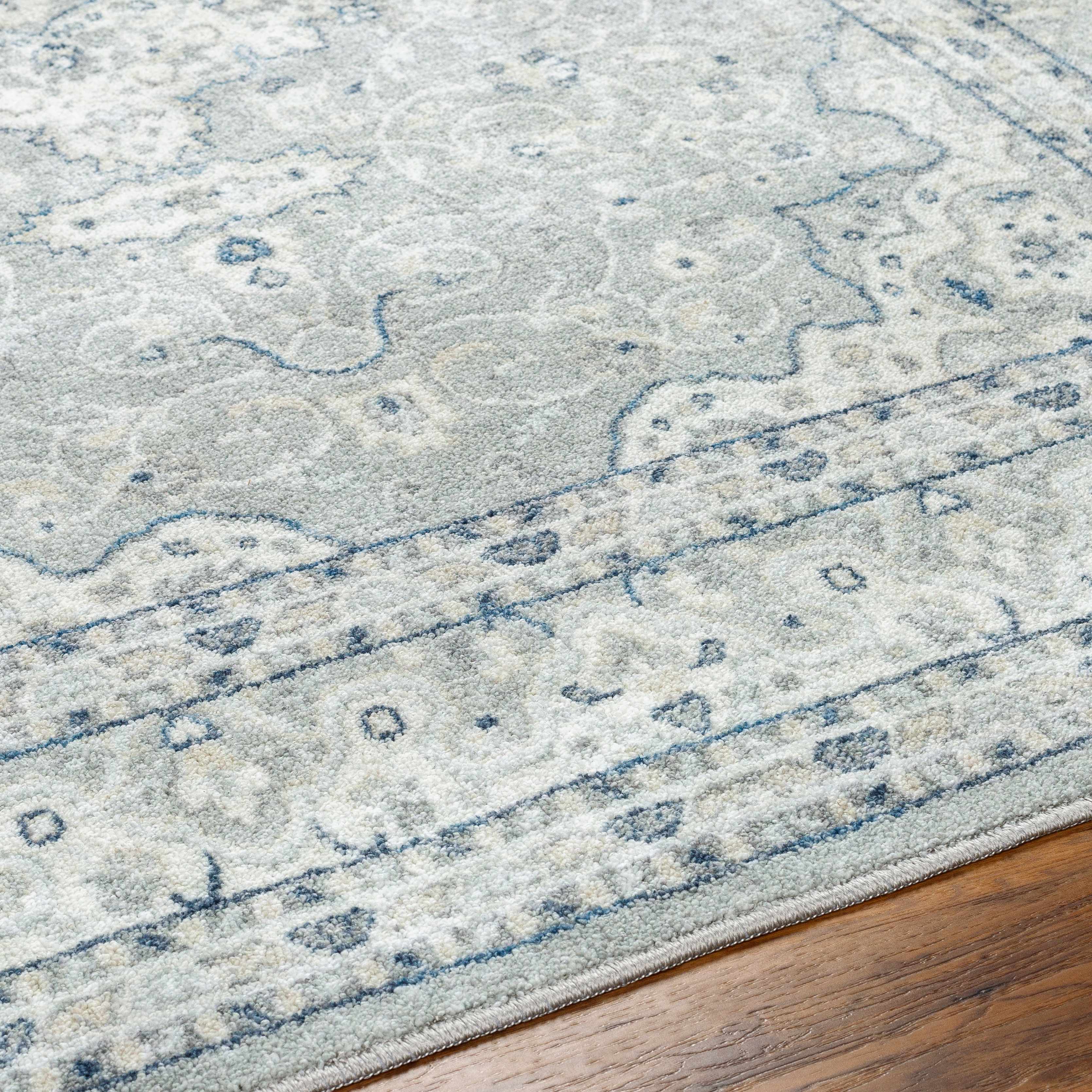 Farai Gray Medallion Area Rug - Clearance - Image 6