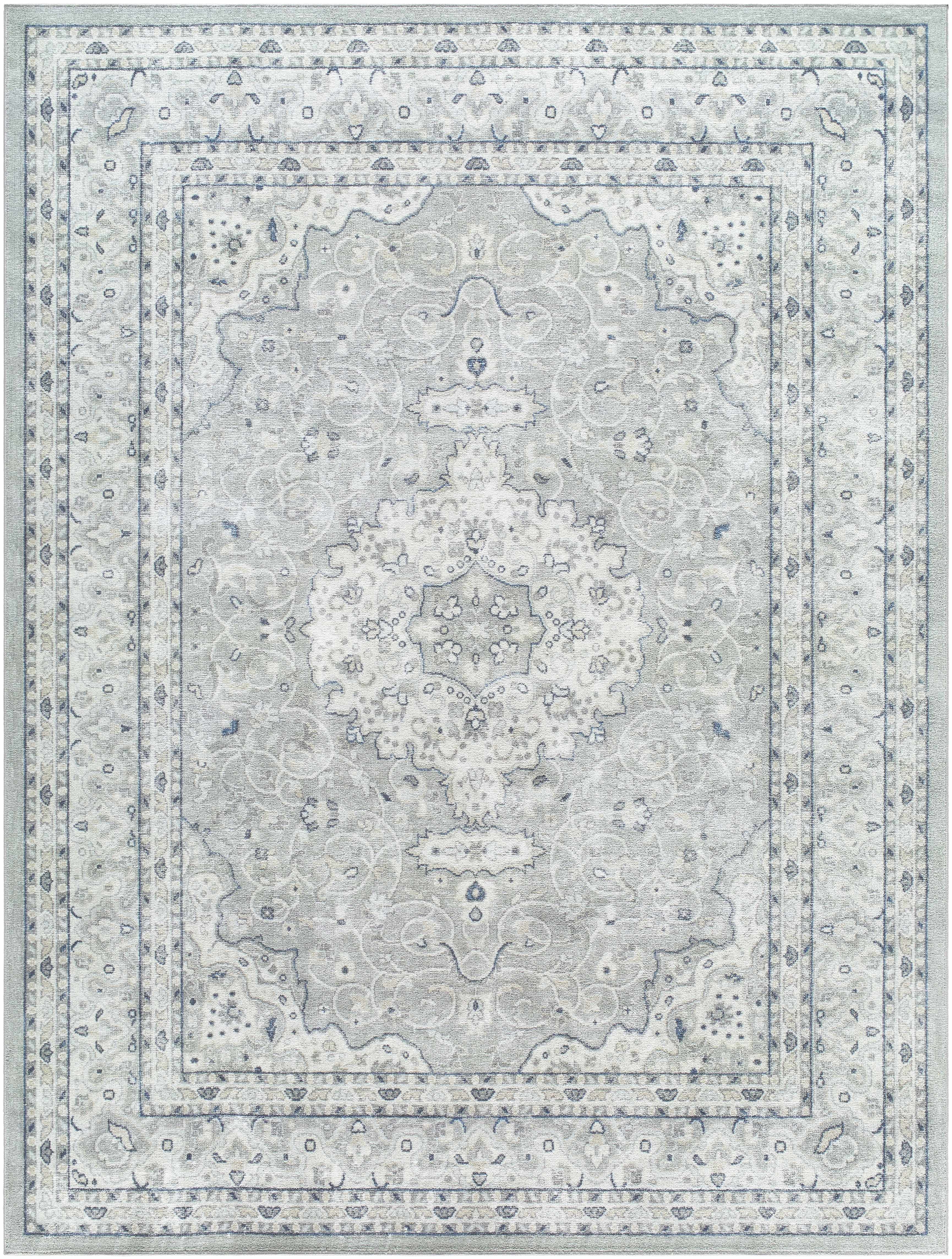 Farai Gray Medallion Area Rug - Clearance - Image 7