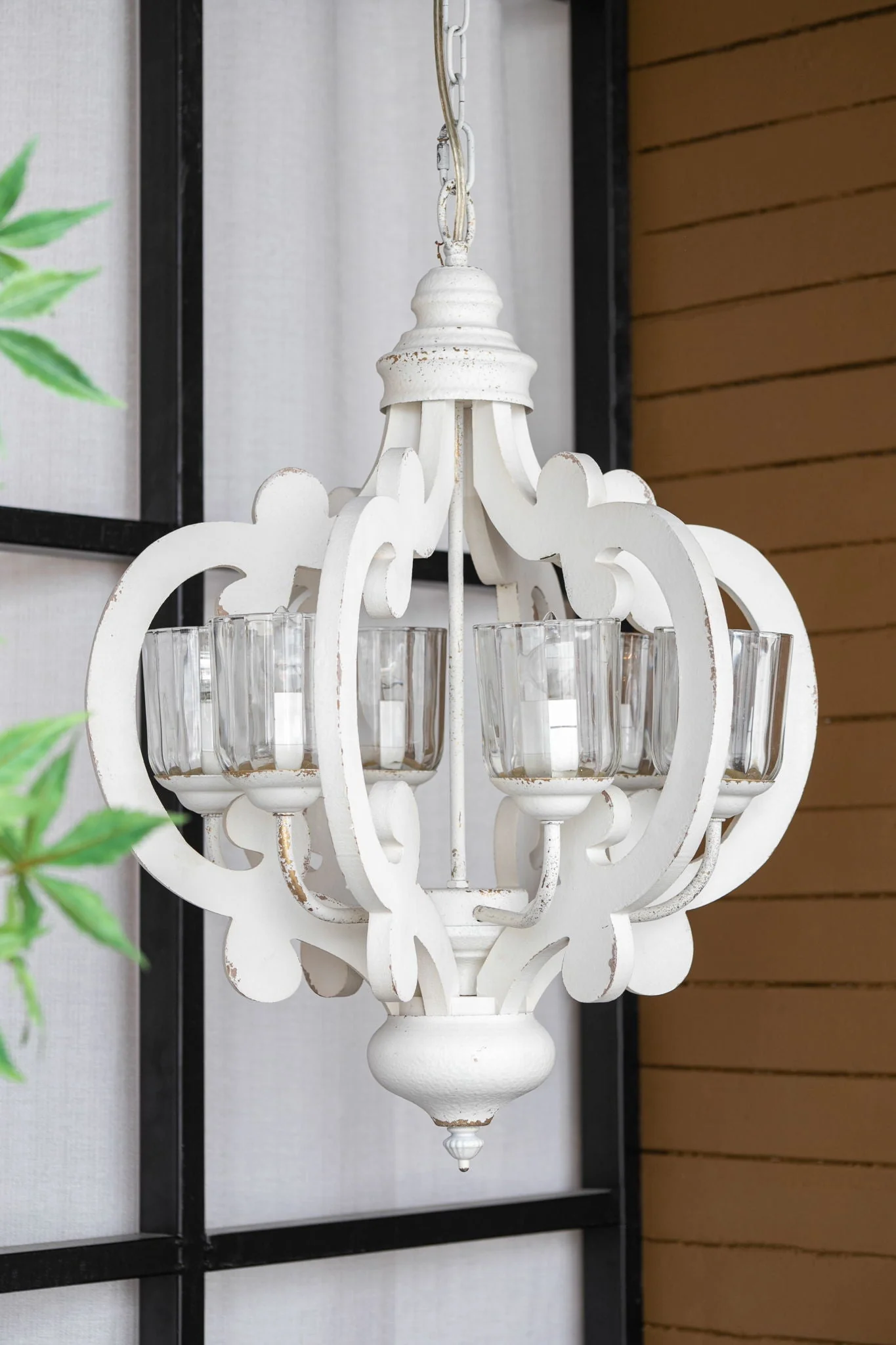 Farmhouse 6-Light Wood Chandelier Pendant Light Fixture - Image 15