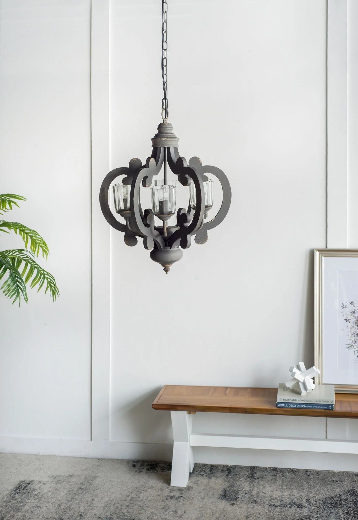 Farmhouse 6-Light Wood Chandelier Pendant Light Fixture - Image 27