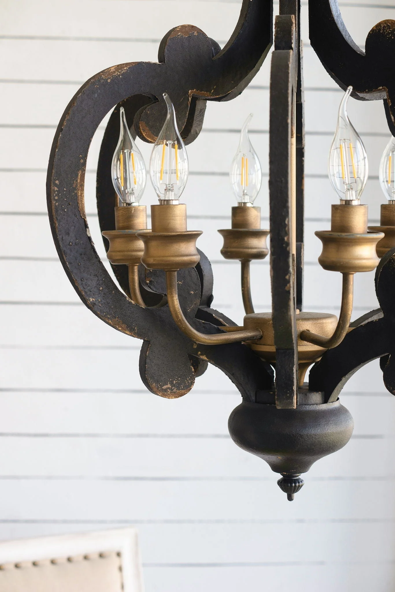 Farmhouse 6-Light Wood Chandelier Pendant Light Fixture - Image 31