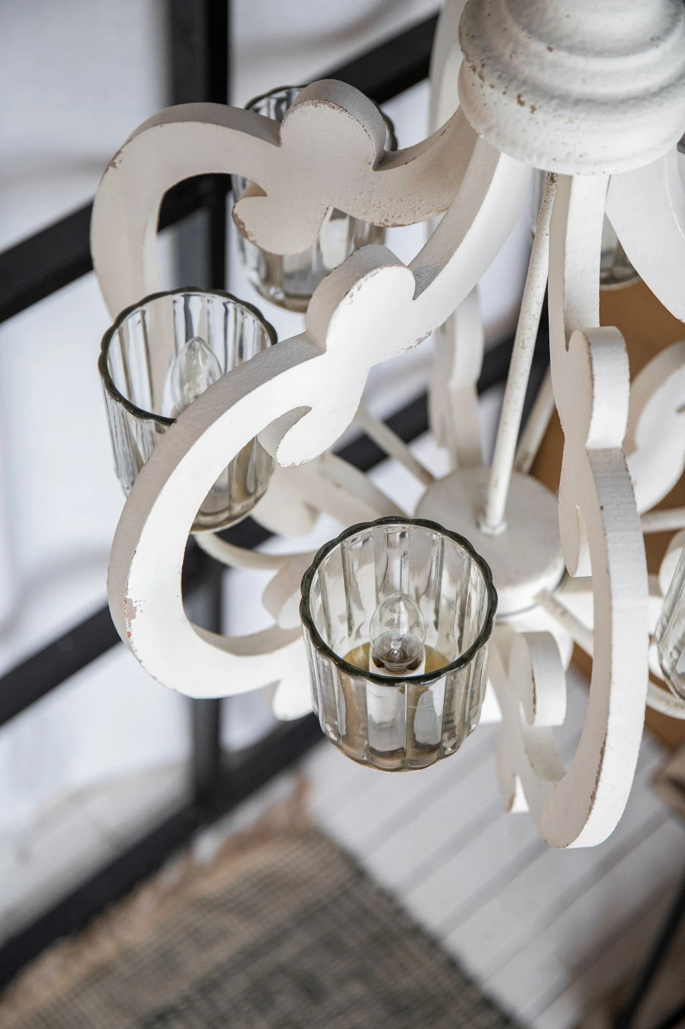 Farmhouse 6-Light Wood Chandelier Pendant Light Fixture - Image 5
