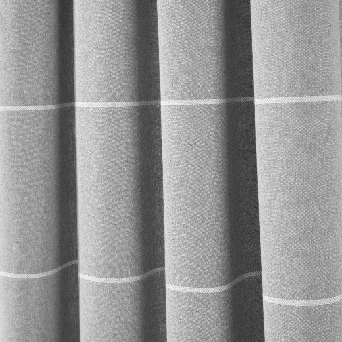 Farmhouse Boho Stripe Woven Tassel Yarn Dyed Recycled Cotton Blend Window Curtain Panel Set - Image 11