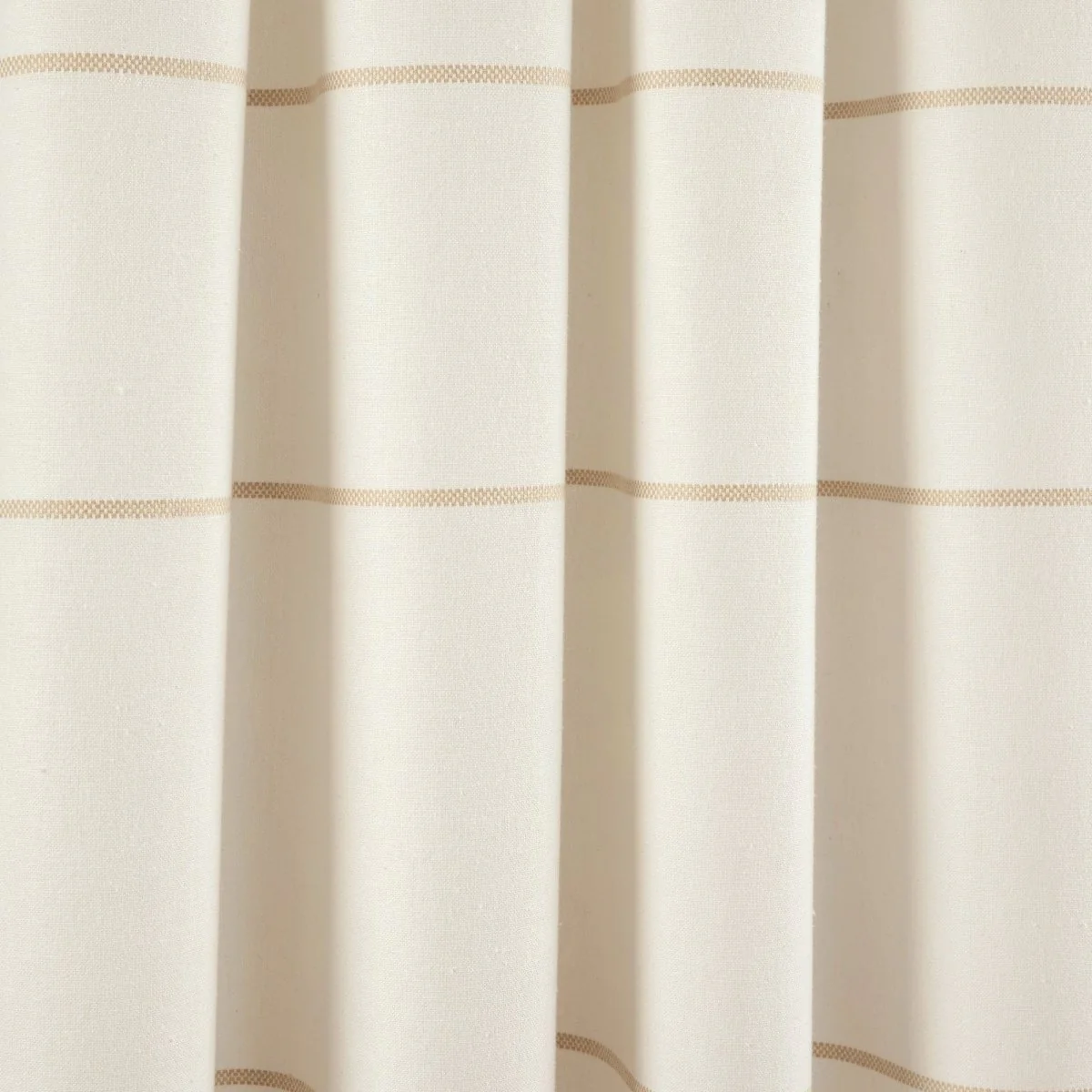 Farmhouse Boho Stripe Woven Tassel Yarn Dyed Recycled Cotton Blend Window Curtain Panel Set - Image 26