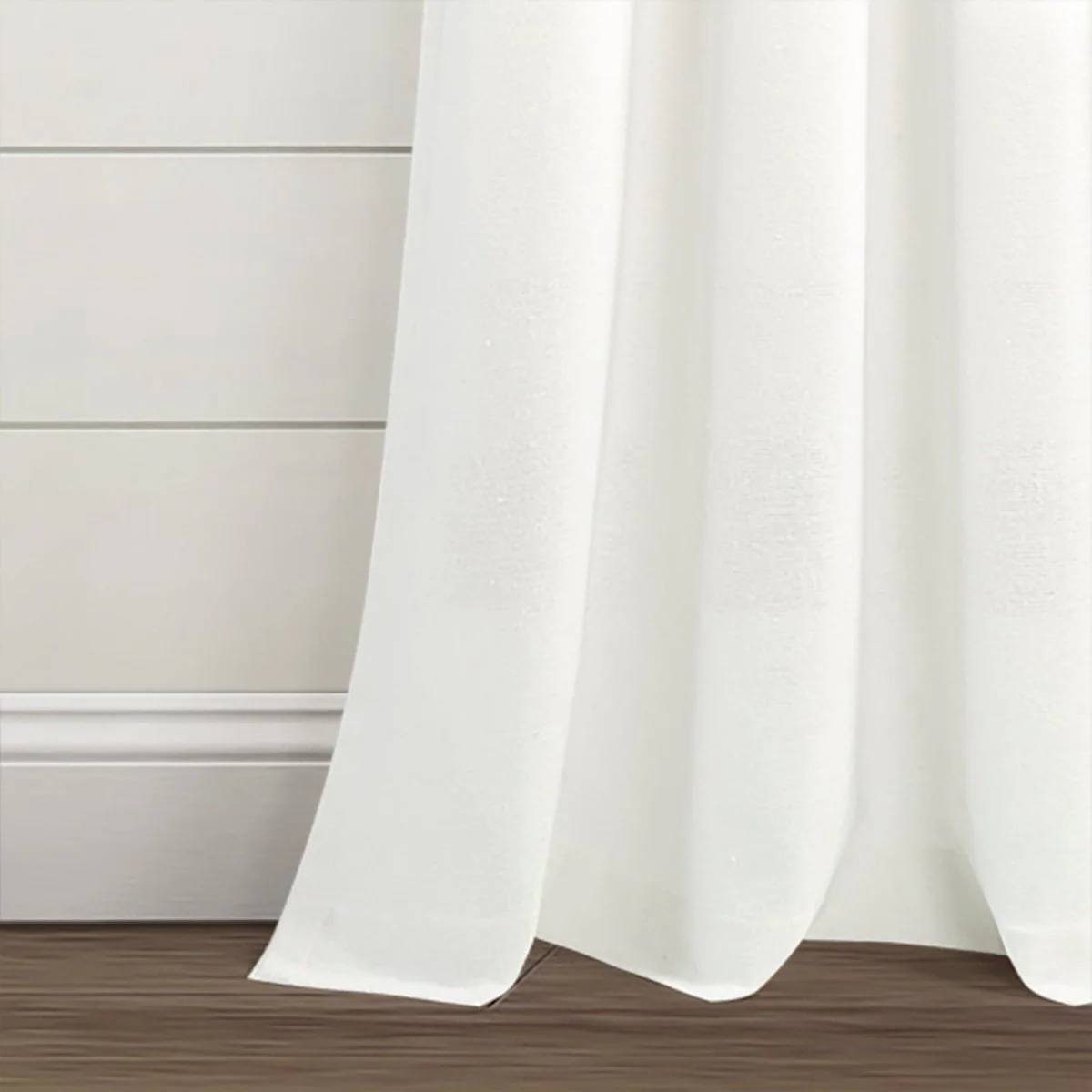 Farmhouse Boho Stripe Woven Tassel Yarn Dyed Recycled Cotton Blend Window Curtain Panel Set - Image 37