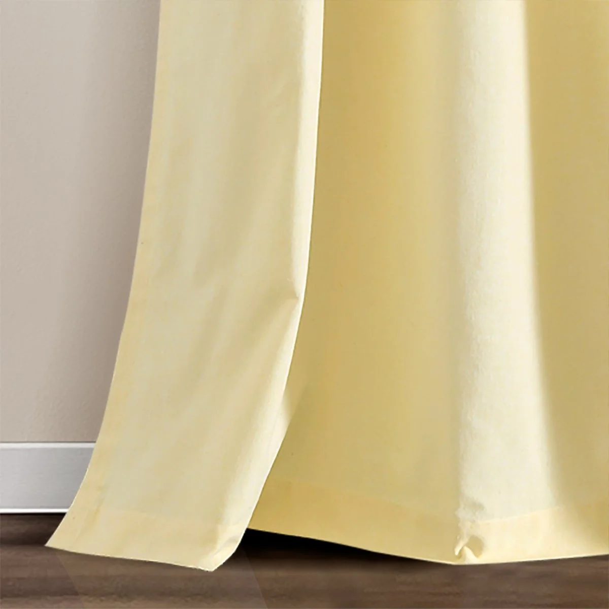 Farmhouse Button Stripe Yarn Dyed Woven Cotton Blend Window Curtain Panel Set - Image 18