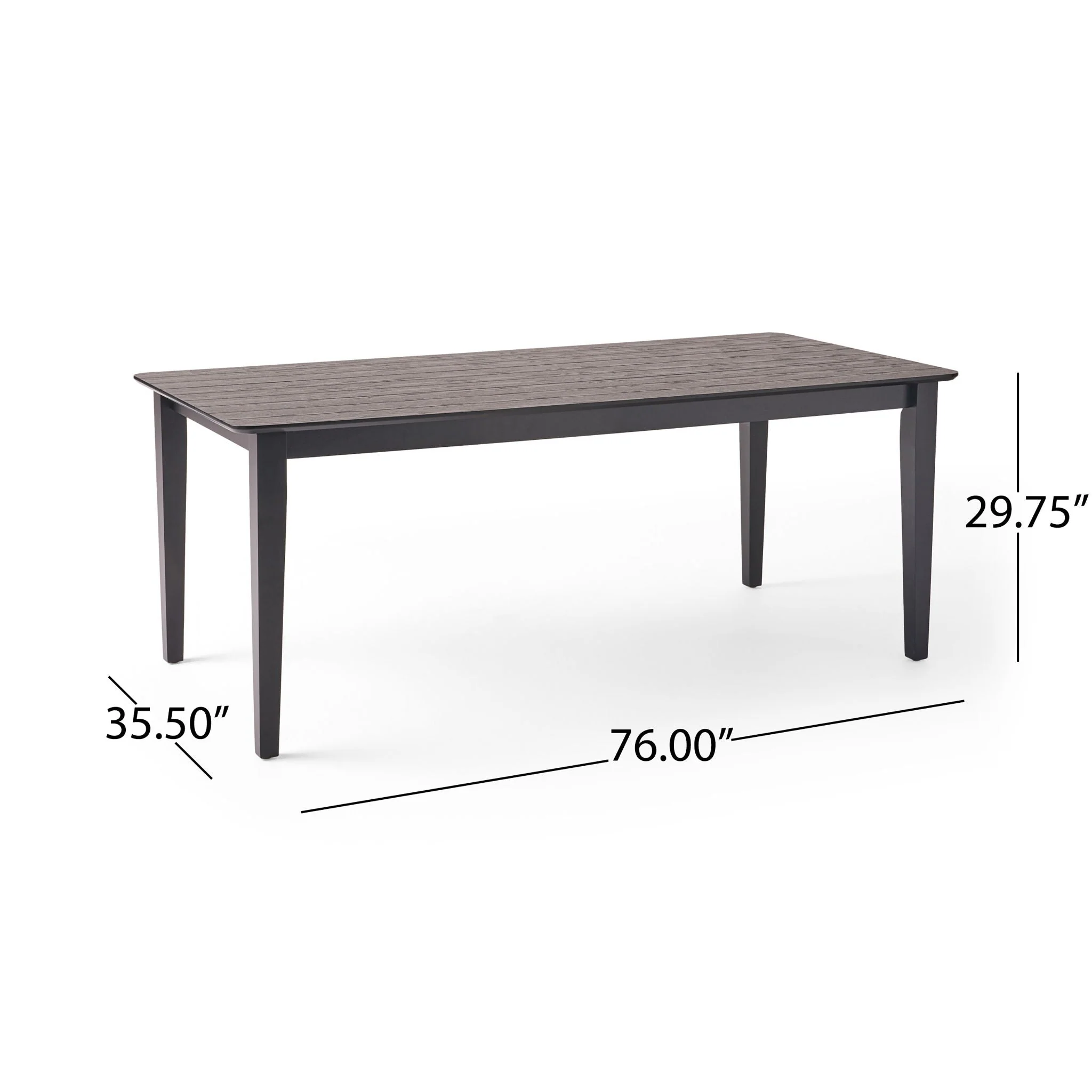 Farmhouse Charm Dining Table With Square Leg - Image 5
