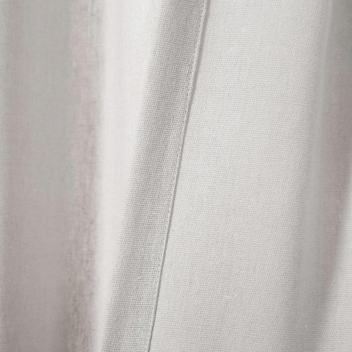 Farmhouse Faux Linen Tab Top Window Curtain Panel - Image 15