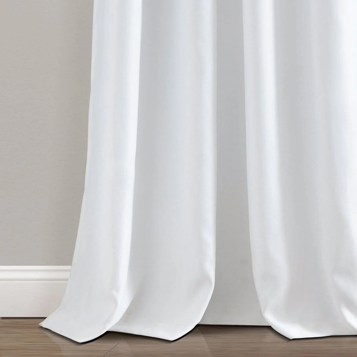 Farmhouse Ginkgo Leaf Light Filtering Window Curtain Panel Set - Image 4
