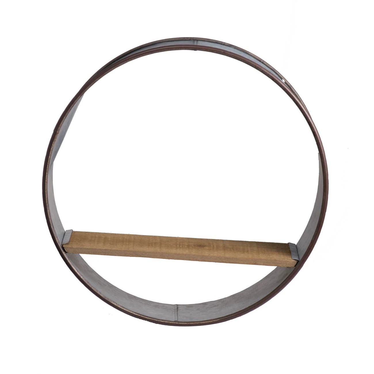 Farmhouse Round Metal Wall Planter (Set of 5) - Gray - Image 4