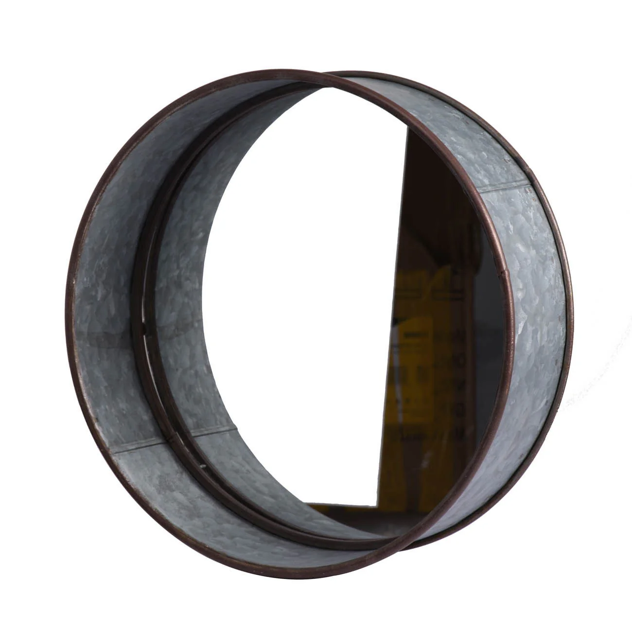 Farmhouse Round Metal Wall Planter (Set of 5) - Gray - Image 8