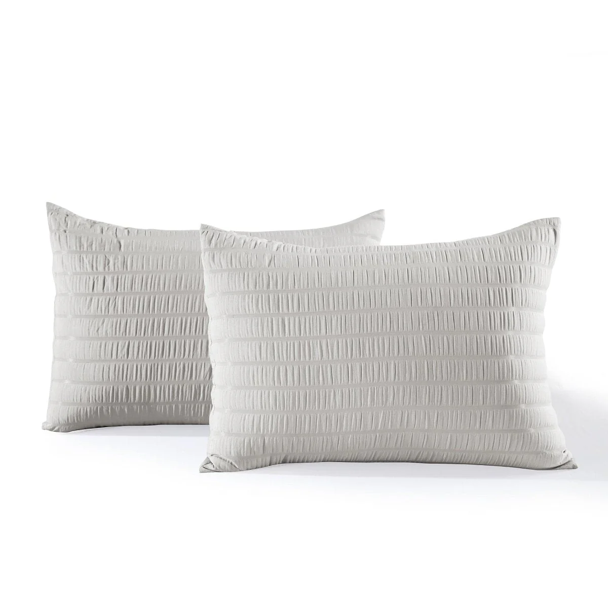 Farmhouse Seersucker 5 Piece Comforter Set - Image 8