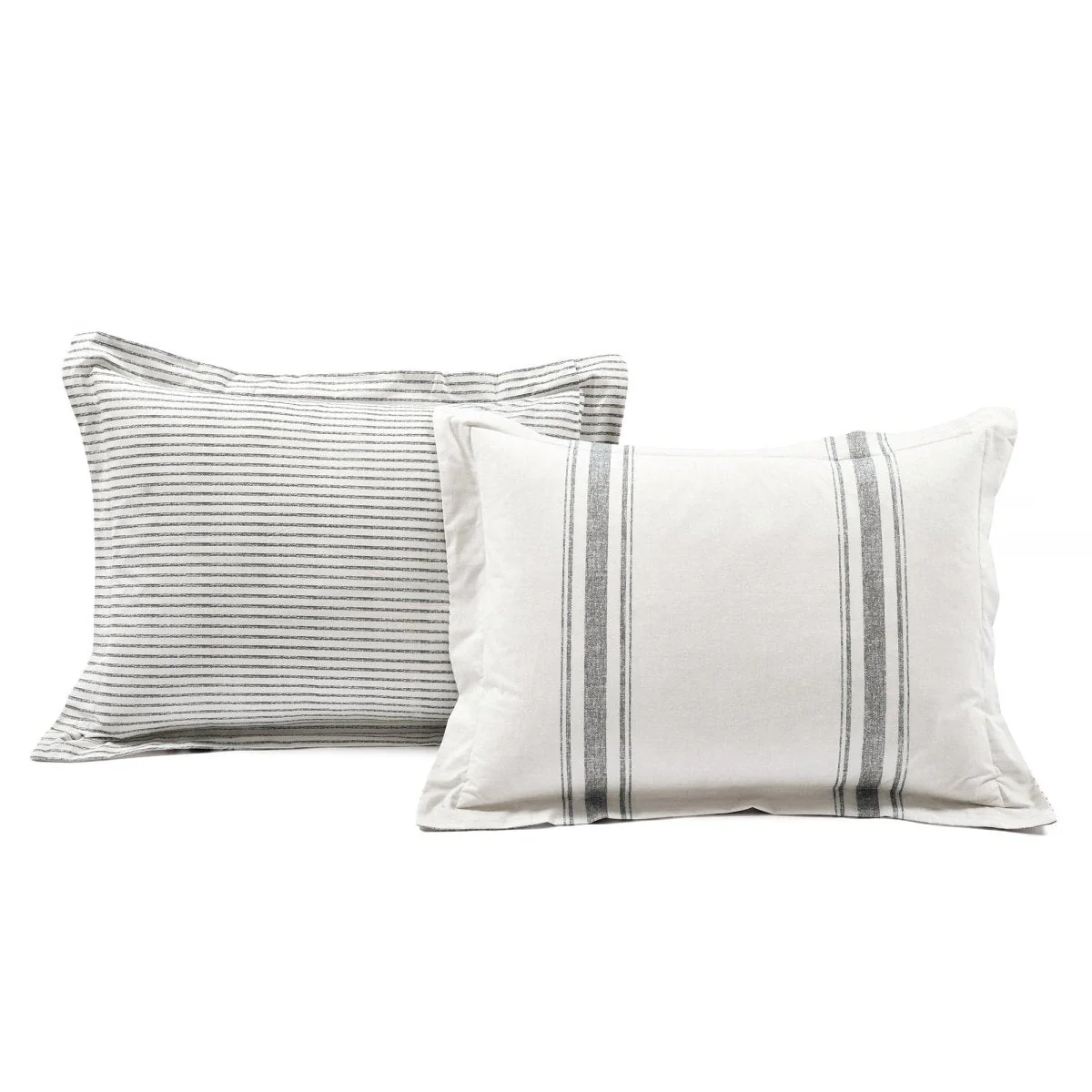 Farmhouse Stripe 100% Cotton Duvet Cover Set - Image 12