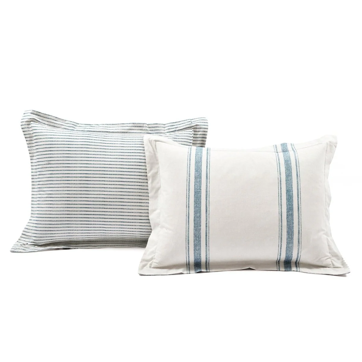 Farmhouse Stripe 100% Cotton Duvet Cover Set - Image 13
