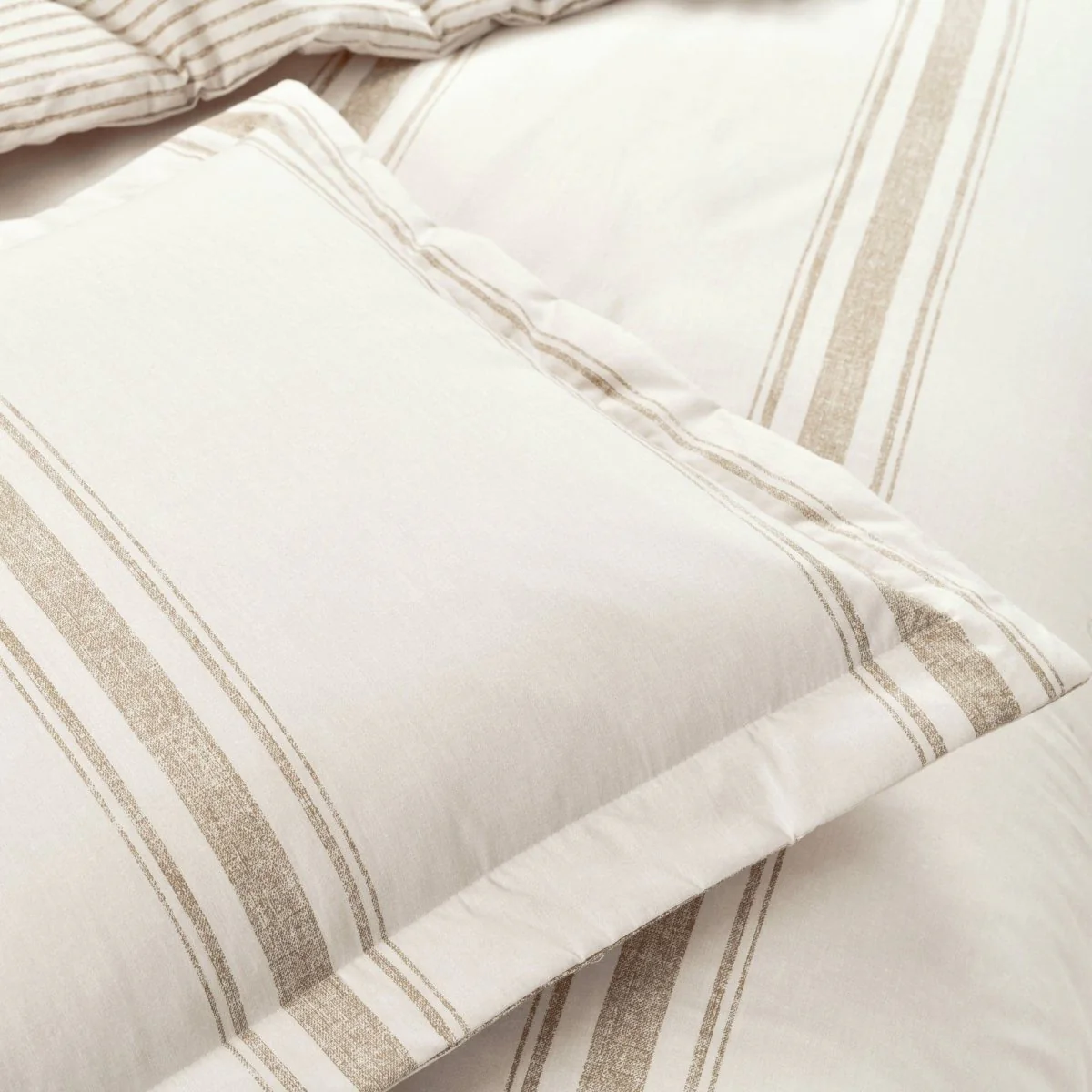 Farmhouse Stripe 100% Cotton Duvet Cover Set - Image 18