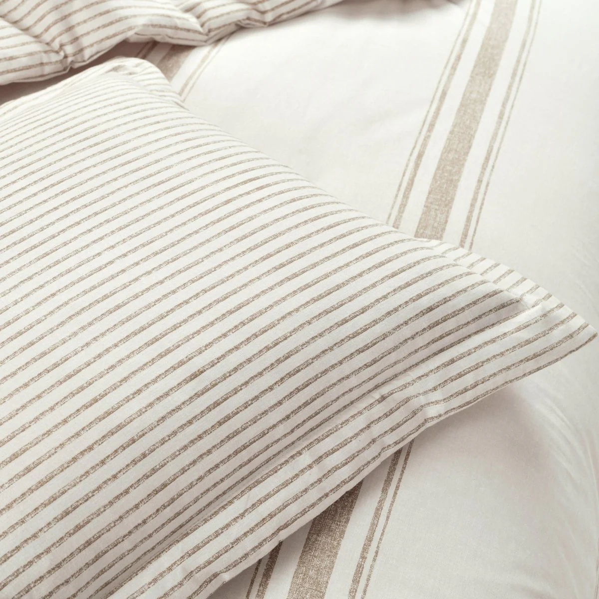 Farmhouse Stripe 100% Cotton Duvet Cover Set - Image 19