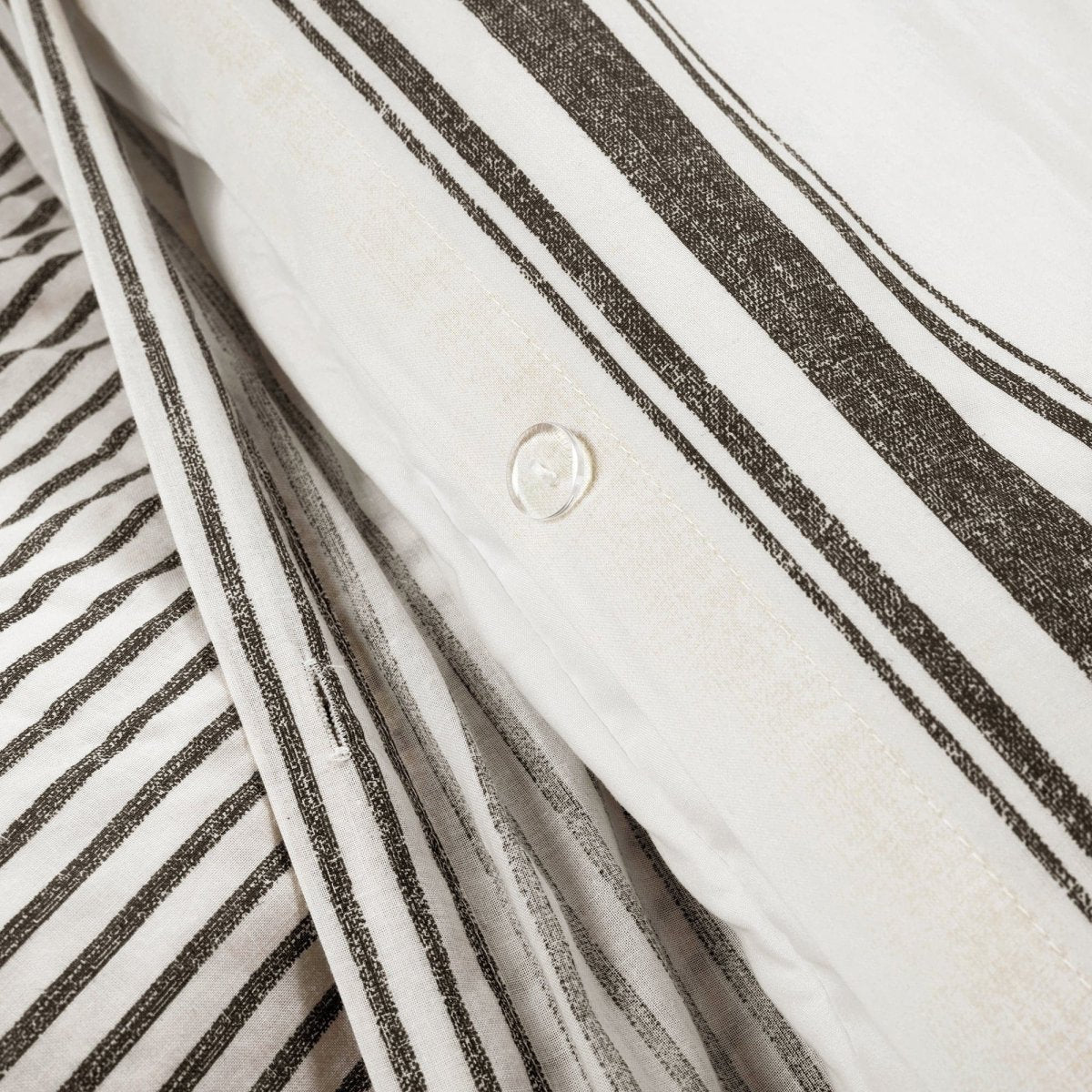 Farmhouse Stripe 100% Cotton Duvet Cover Set - Image 35