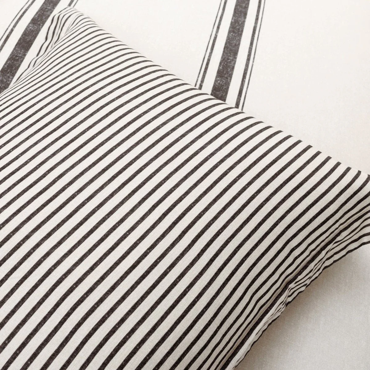 Farmhouse Stripe 100% Cotton Duvet Cover Set - Image 37
