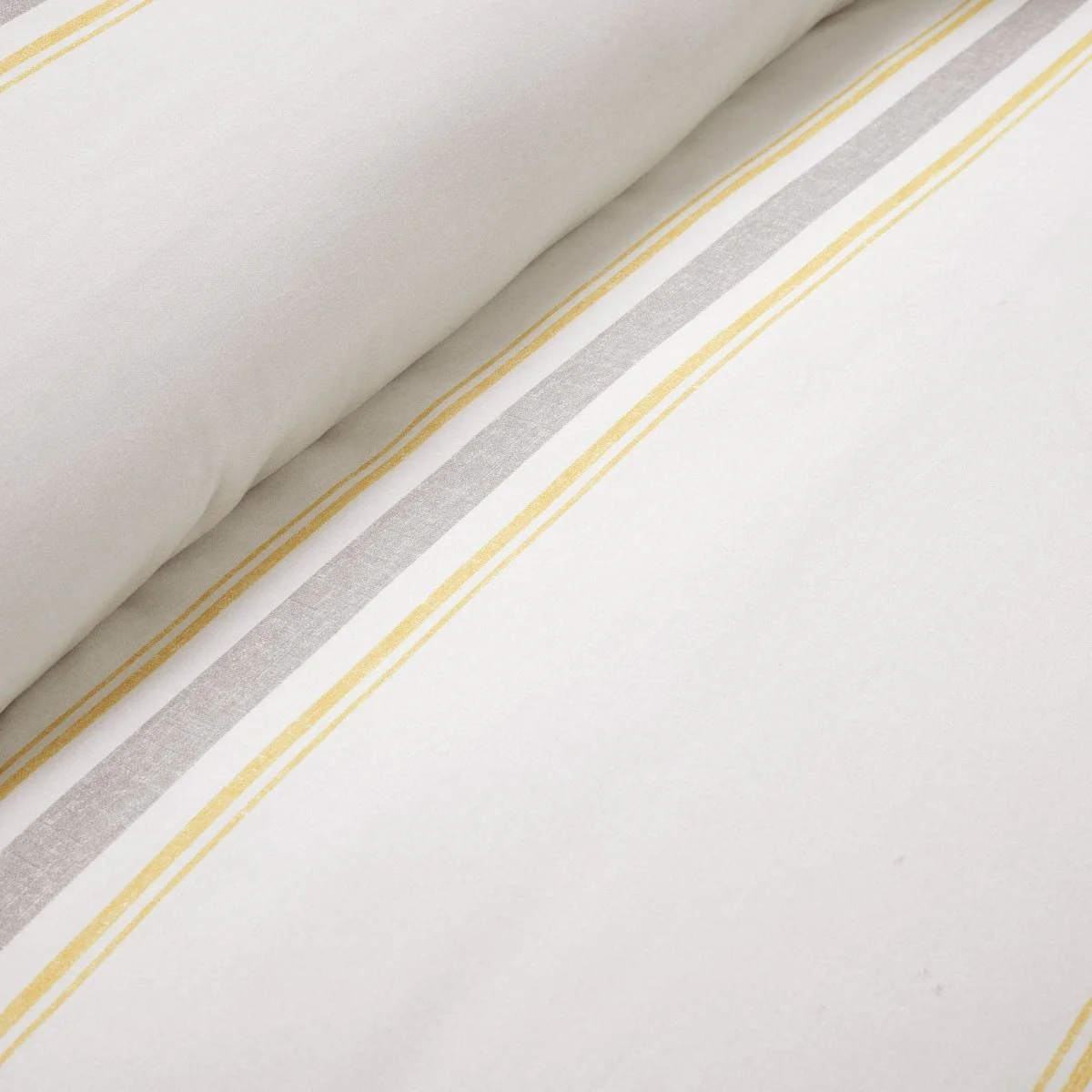 Farmhouse Stripe 100% Cotton Duvet Cover Set - Image 43
