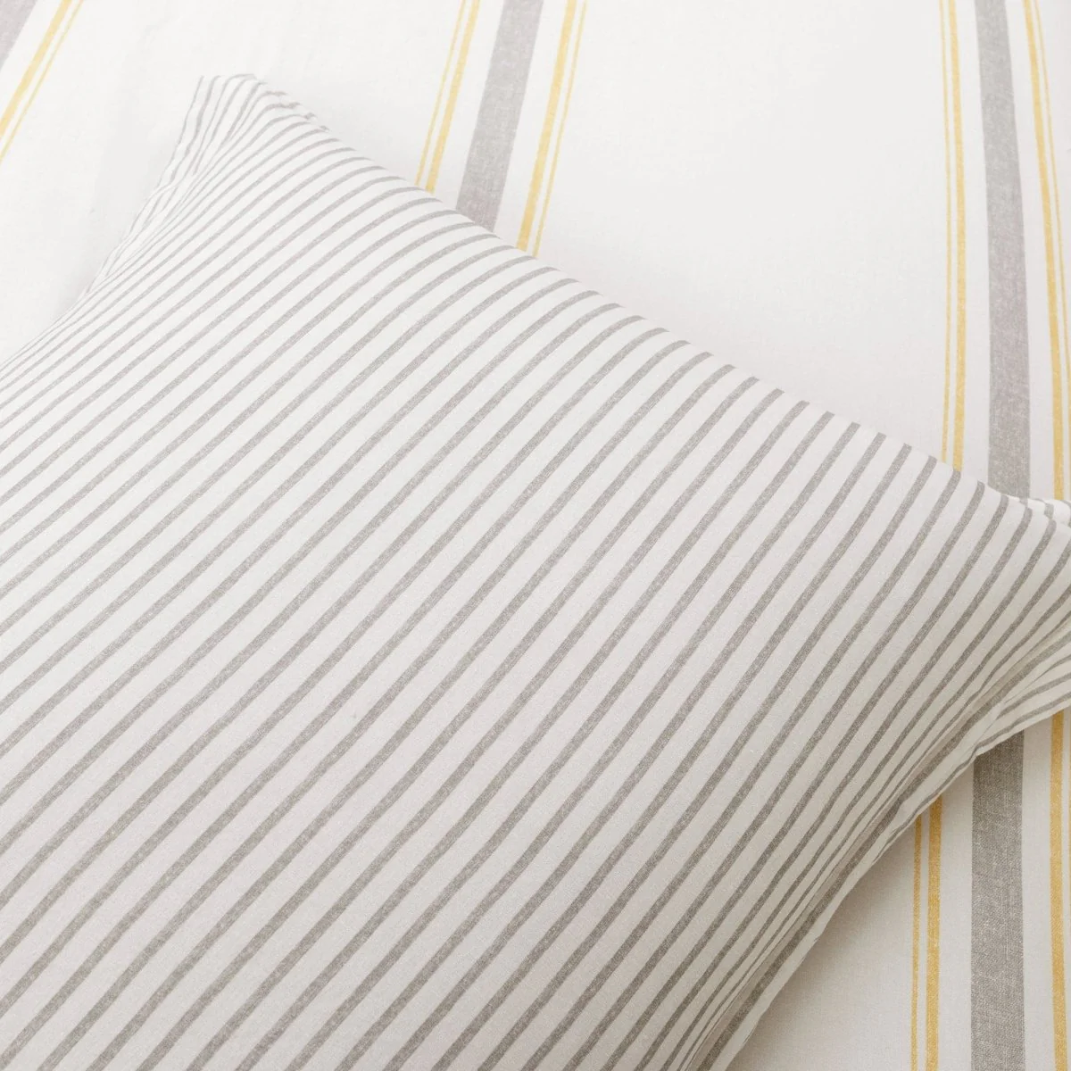 Farmhouse Stripe 100% Cotton Duvet Cover Set - Image 48