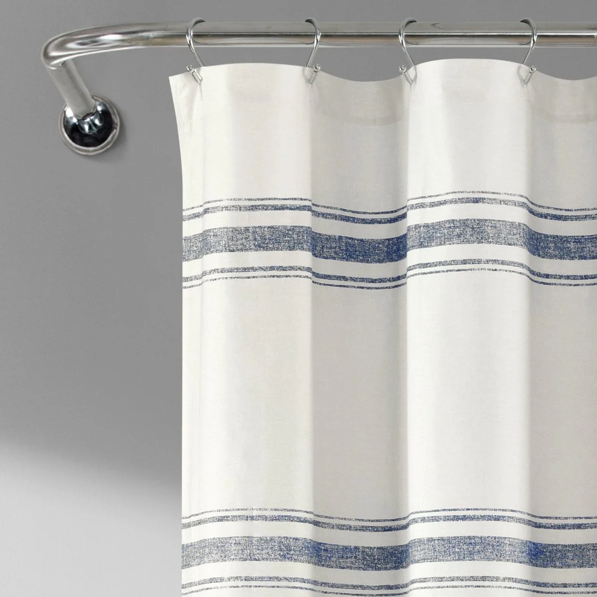 Farmhouse Stripe 100% Cotton Shower Curtain - Image 11