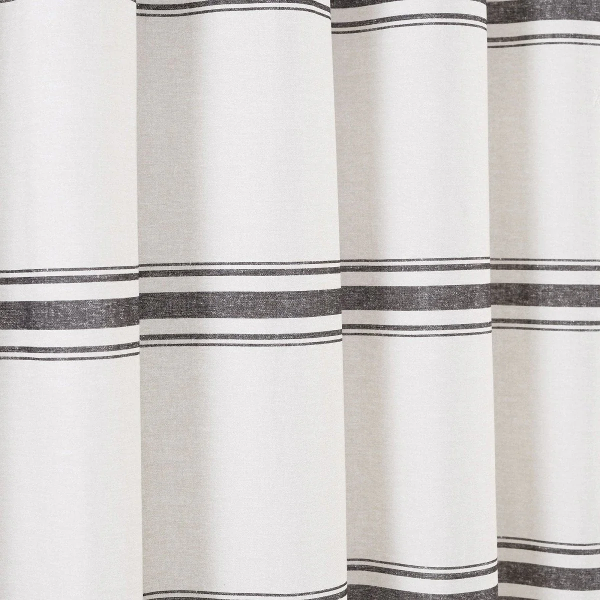 Farmhouse Stripe 100% Cotton Shower Curtain - Image 19