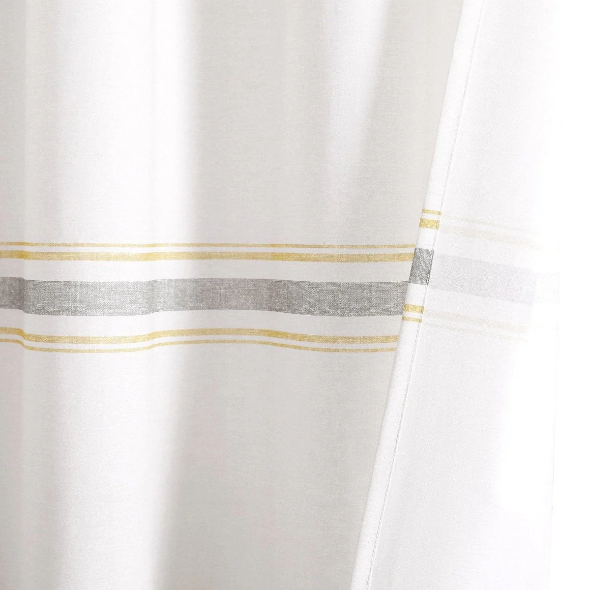 Farmhouse Stripe 100% Cotton Shower Curtain - Image 27