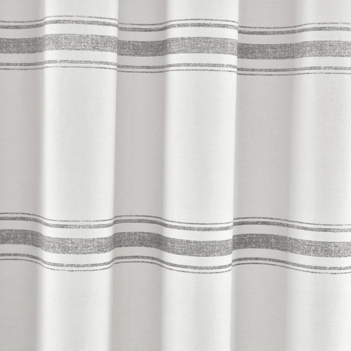 Farmhouse Stripe 100% Cotton Shower Curtain - Image 31