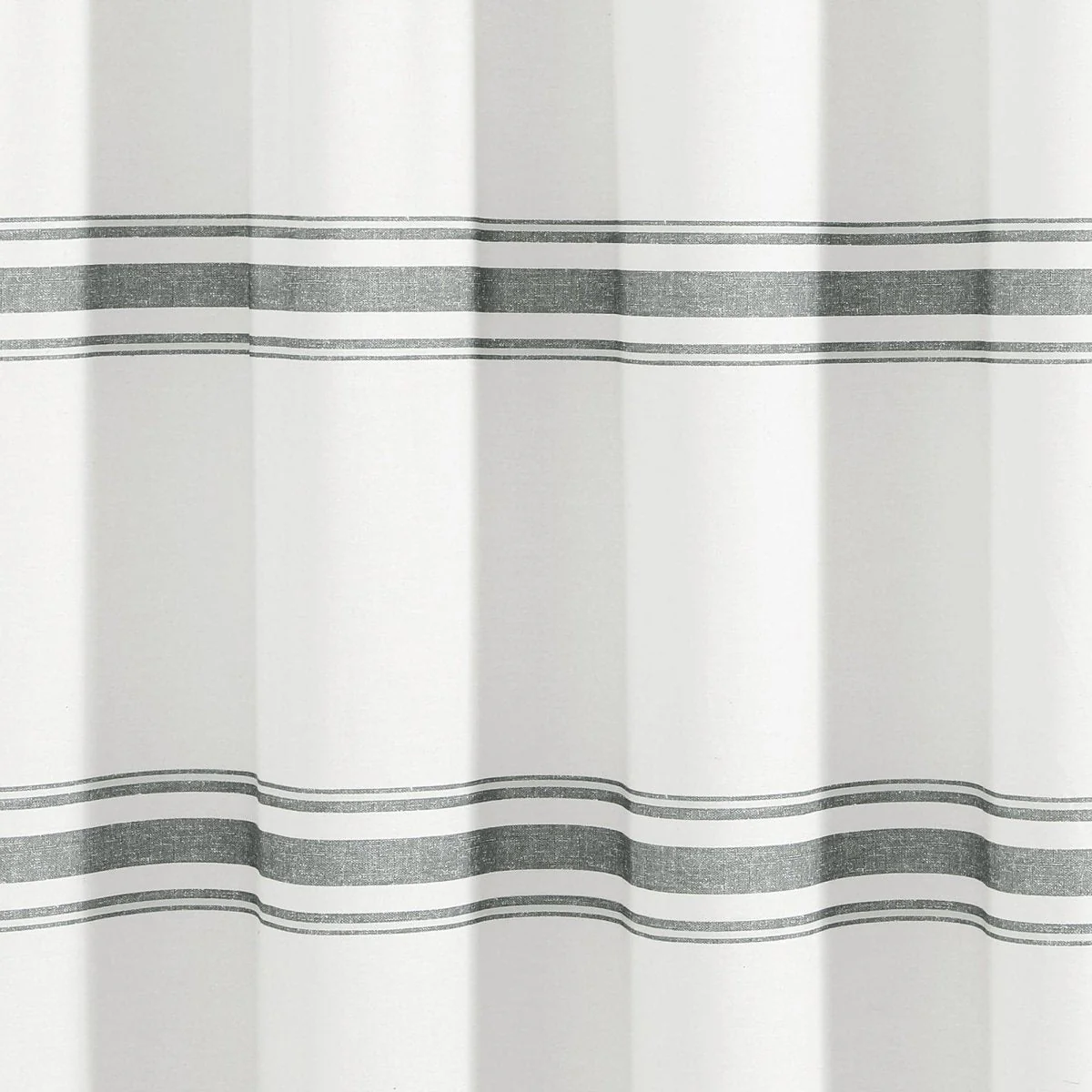 Farmhouse Stripe 100% Cotton Shower Curtain - Image 36