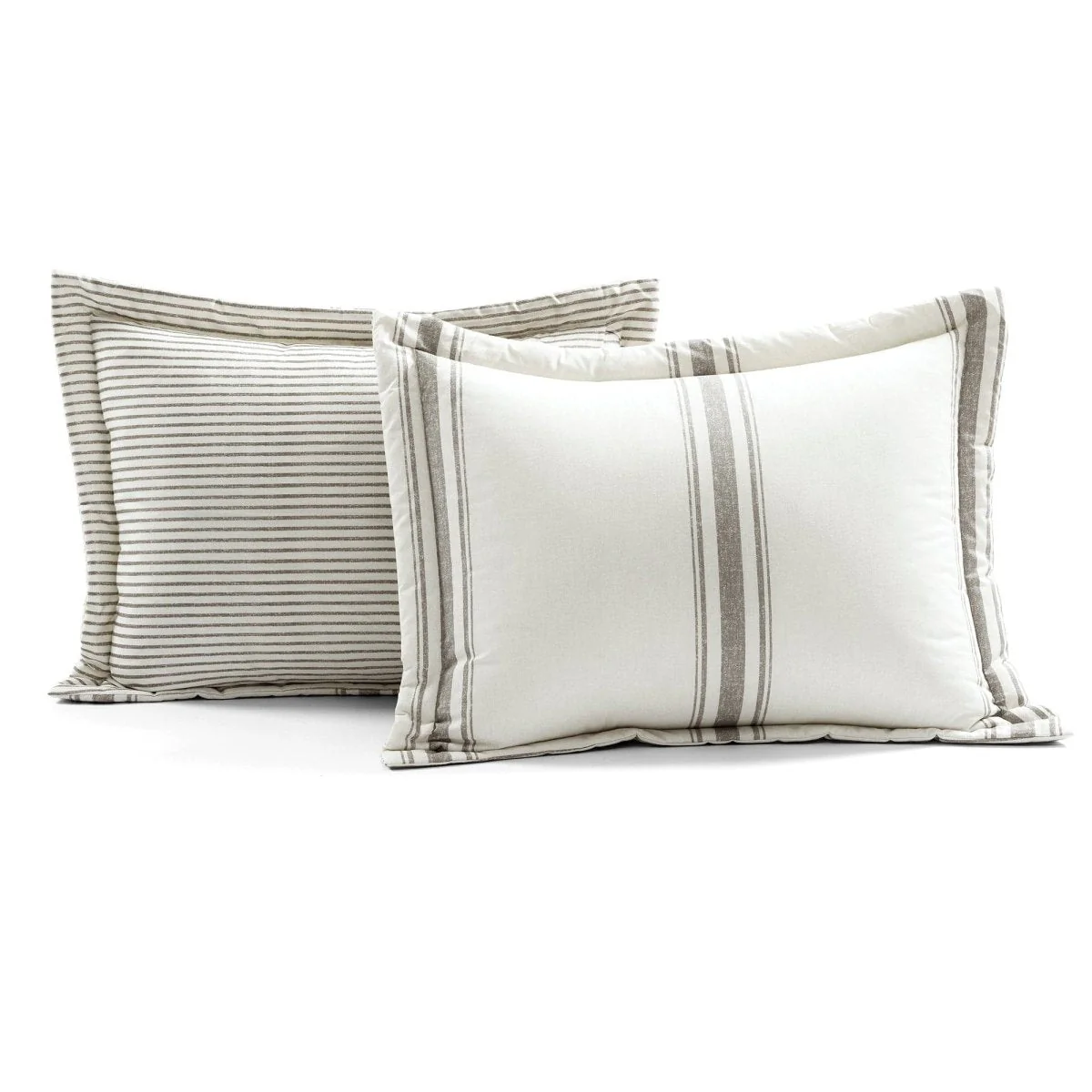 Farmhouse Stripe Reversible Comforter Set - Image 25