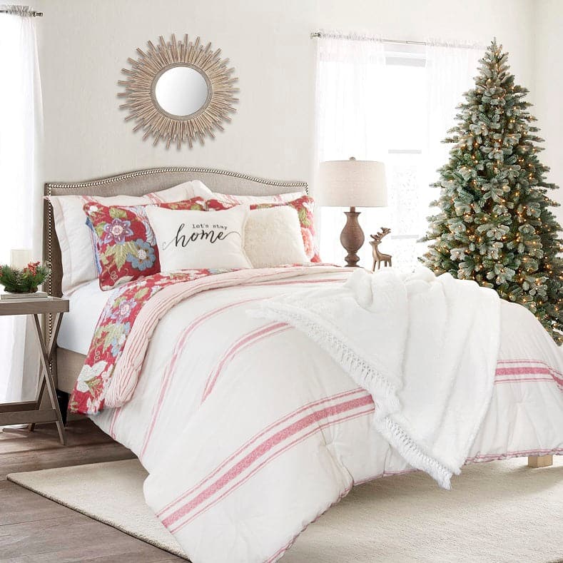Farmhouse Stripe Reversible Comforter Set - Image 28