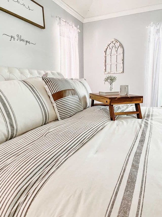 Farmhouse Stripe Reversible Comforter Set - Image 34
