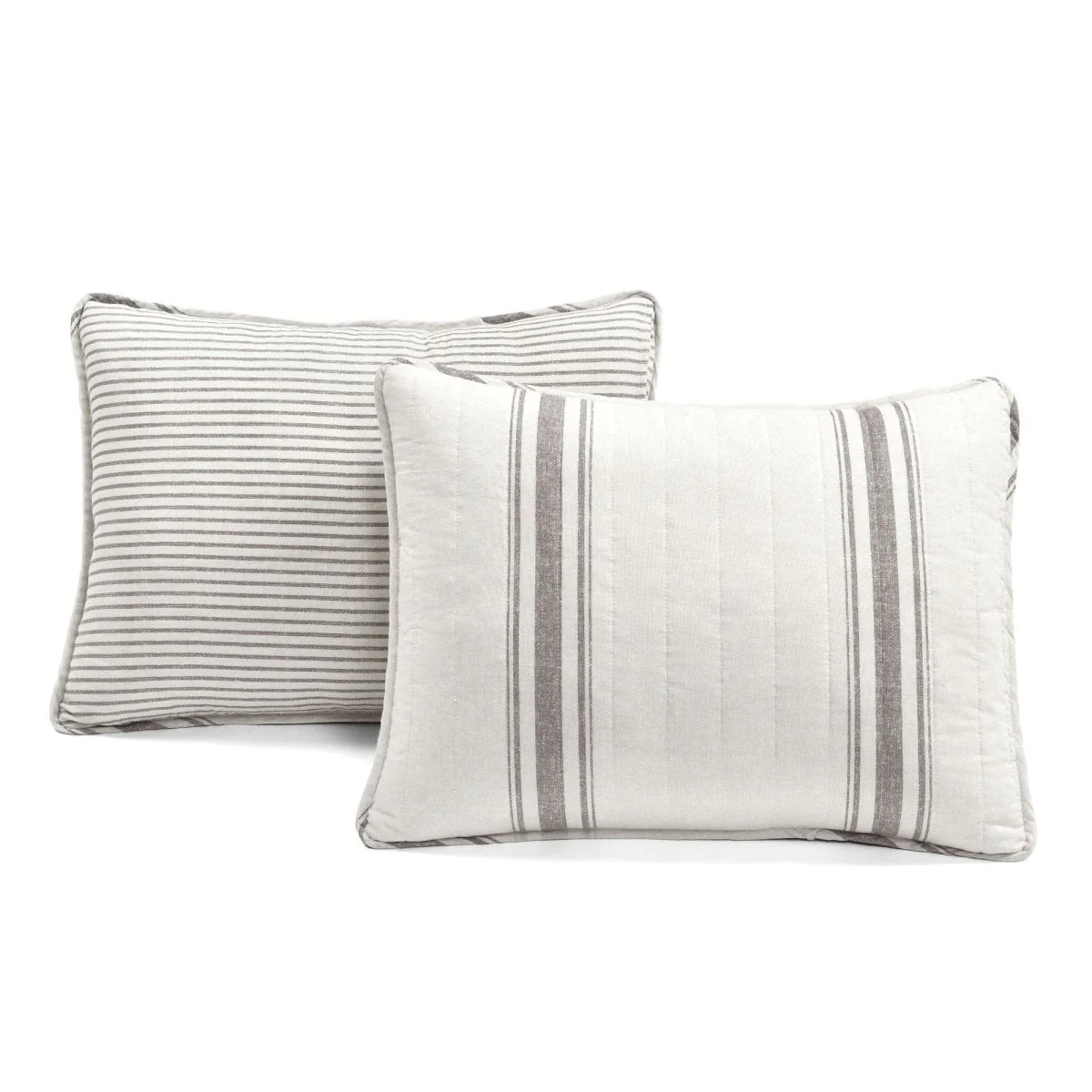 Farmhouse Stripe Reversible Cotton Quilt Set - Image 16