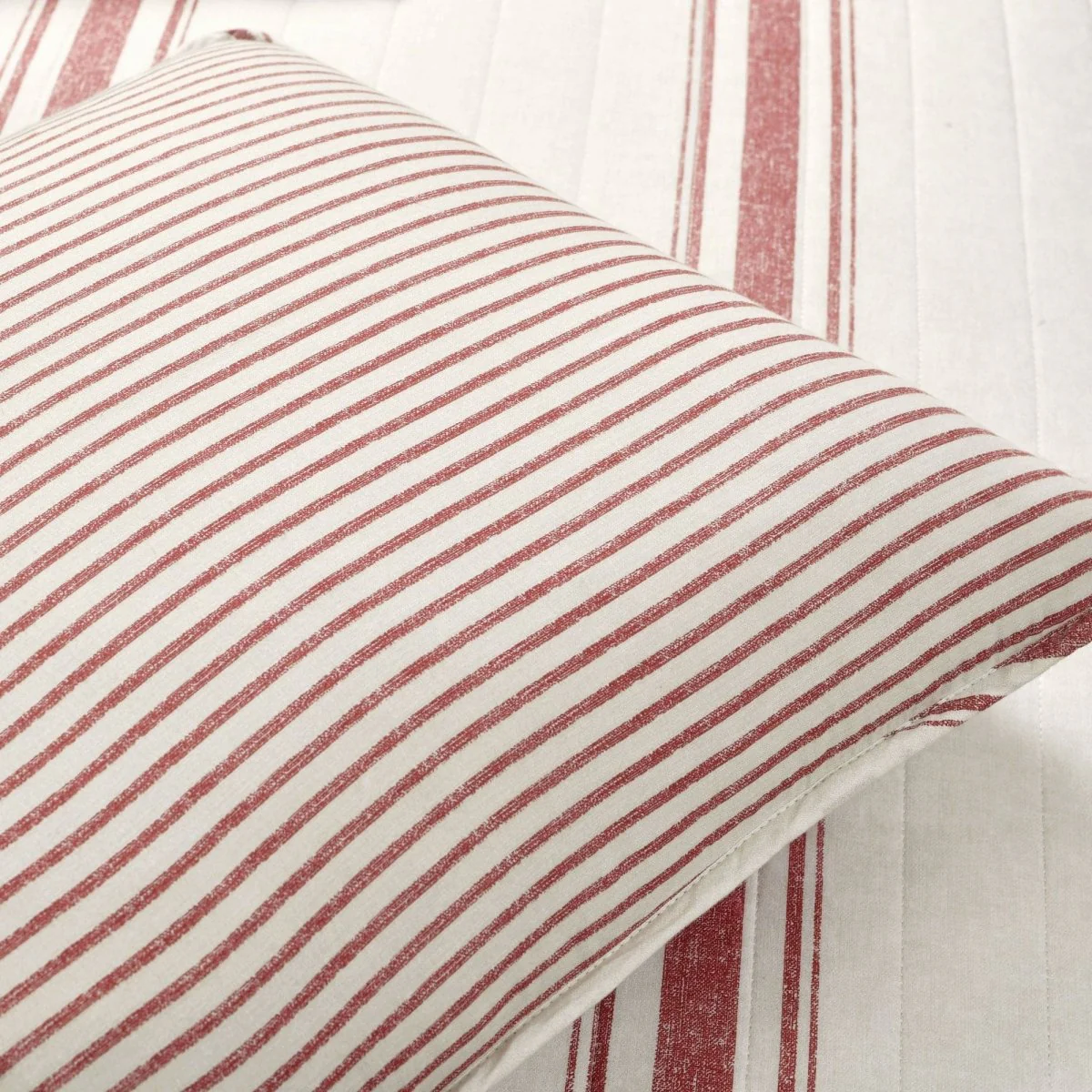 Farmhouse Stripe Reversible Cotton Quilt Set - Image 21