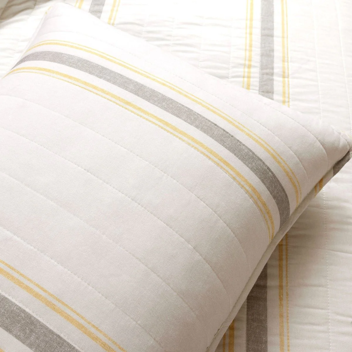 Farmhouse Stripe Reversible Cotton Quilt Set - Image 56