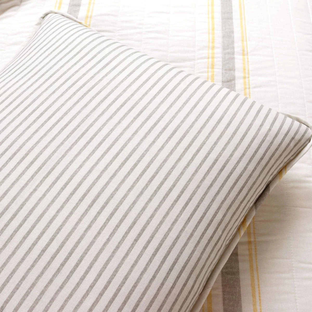 Farmhouse Stripe Reversible Cotton Quilt Set - Image 57