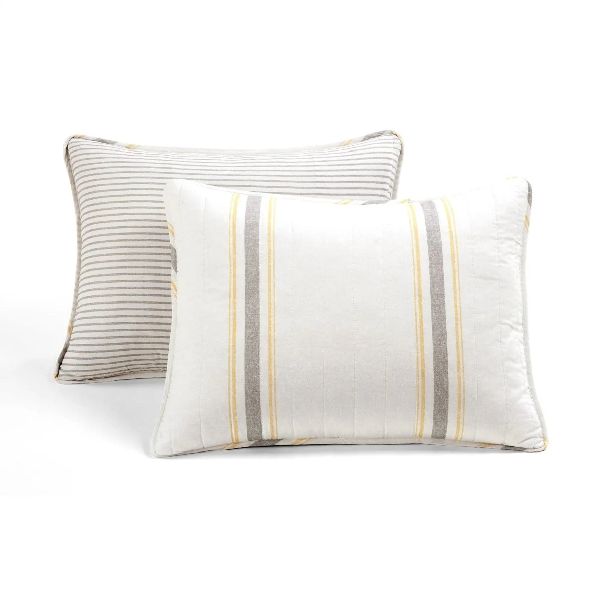 Farmhouse Stripe Reversible Cotton Quilt Set - Image 58