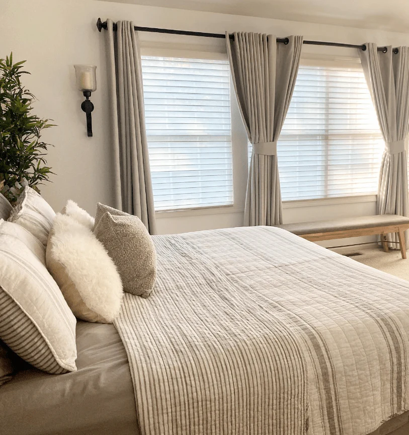 Farmhouse Stripe Reversible Cotton Quilt Set - Image 70