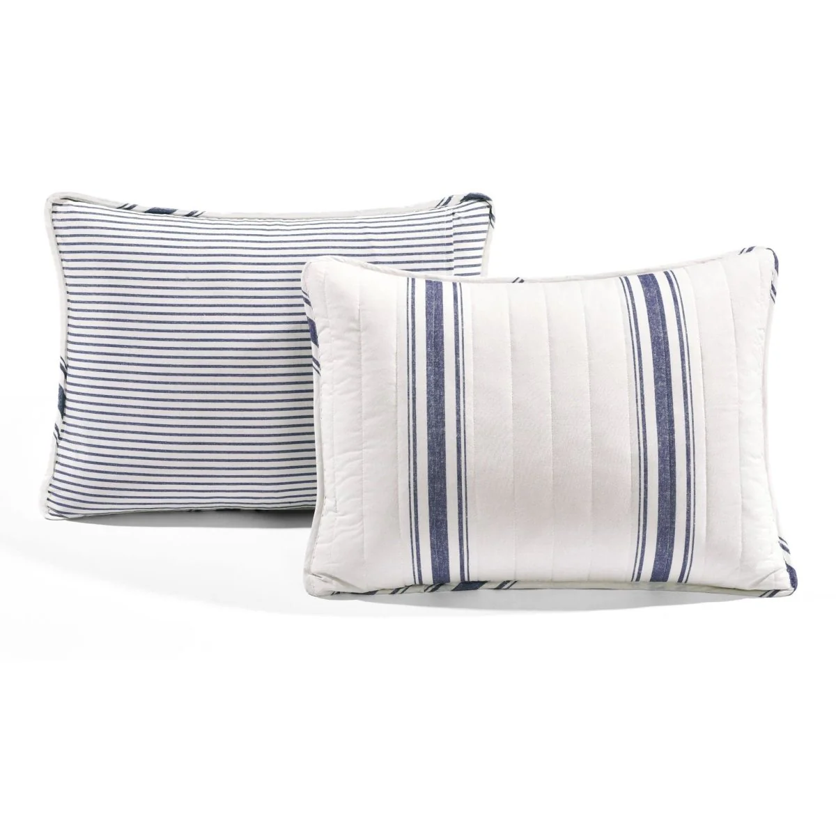Farmhouse Stripe Reversible Cotton Quilt Set - Image 9