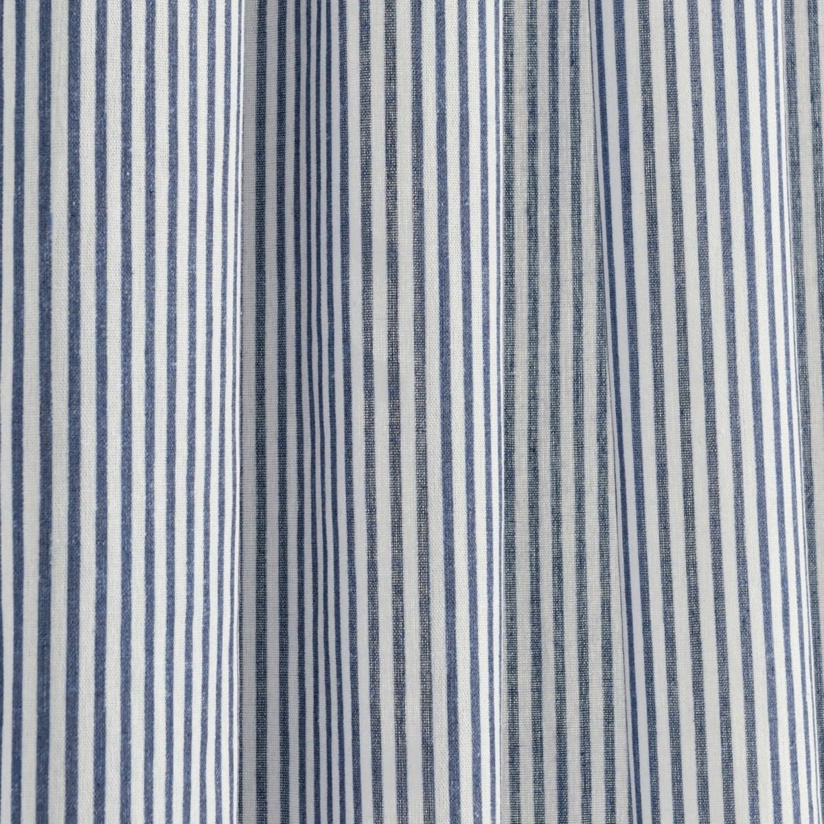 Farmhouse Stripe Reyna Ruffle Window Curtain Panel Set - Image 5