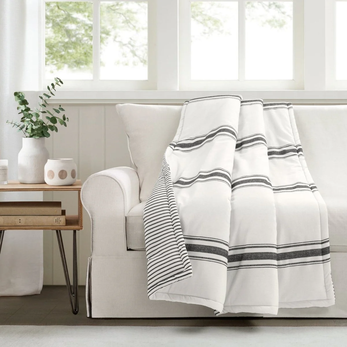 Farmhouse Stripe Throw - Image 19