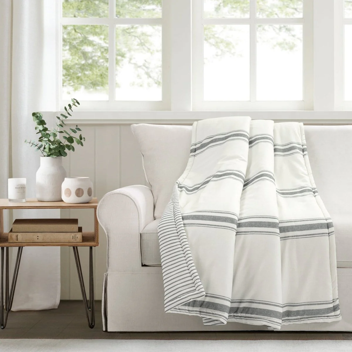 Farmhouse Stripe Throw - Image 29