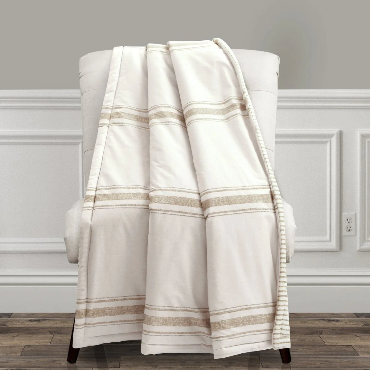 Farmhouse Stripe Throw - Image 5