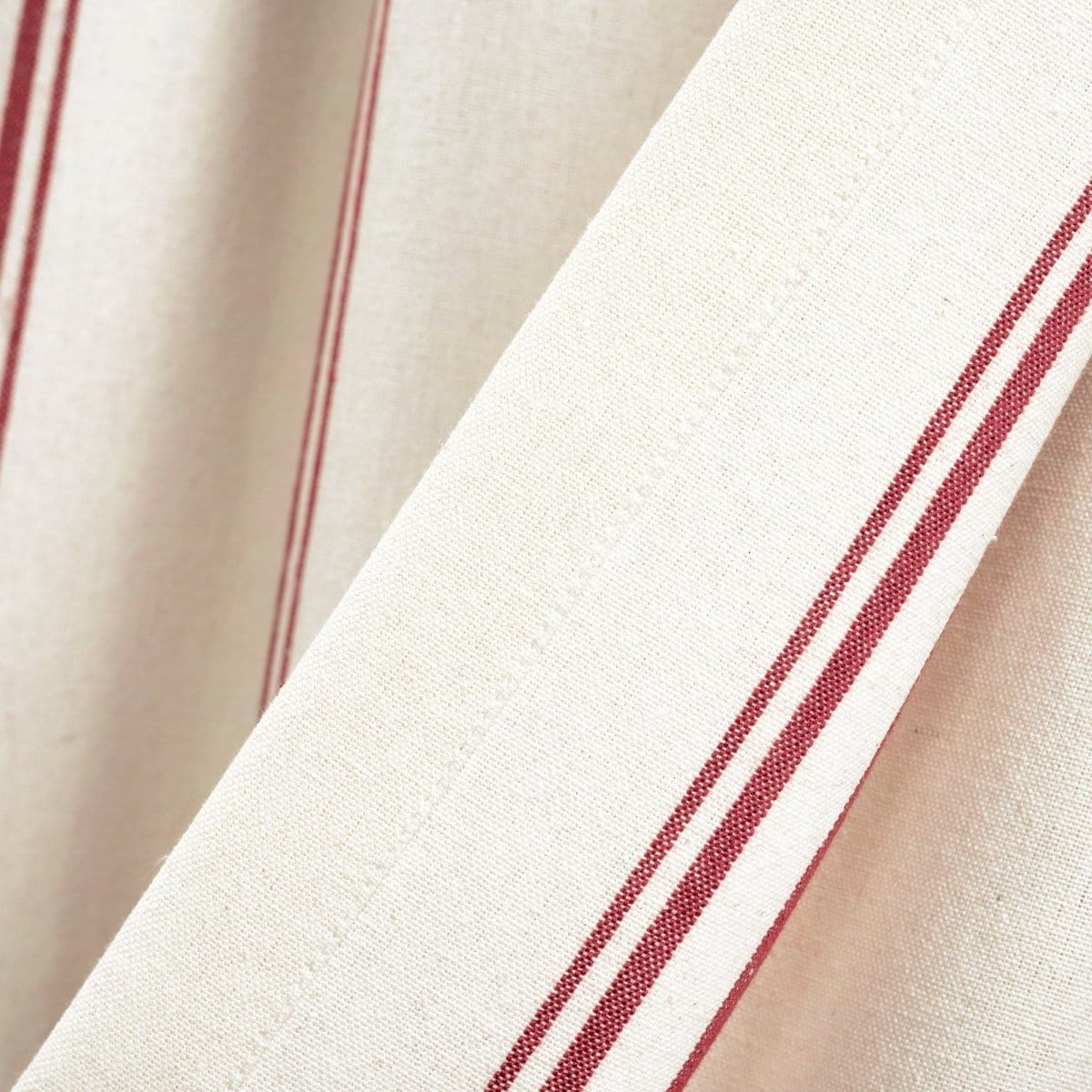 Farmhouse Stripe Yarn Dyed Recycled Cotton Blend Valance - Image 16
