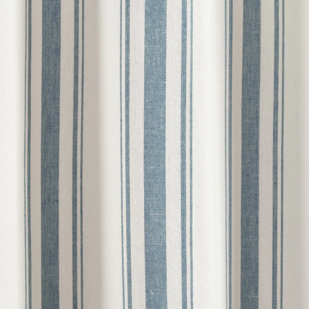 Farmhouse Stripe Yarn Dyed Recycled Cotton Blend Window Curtain Panel Set - Image 20