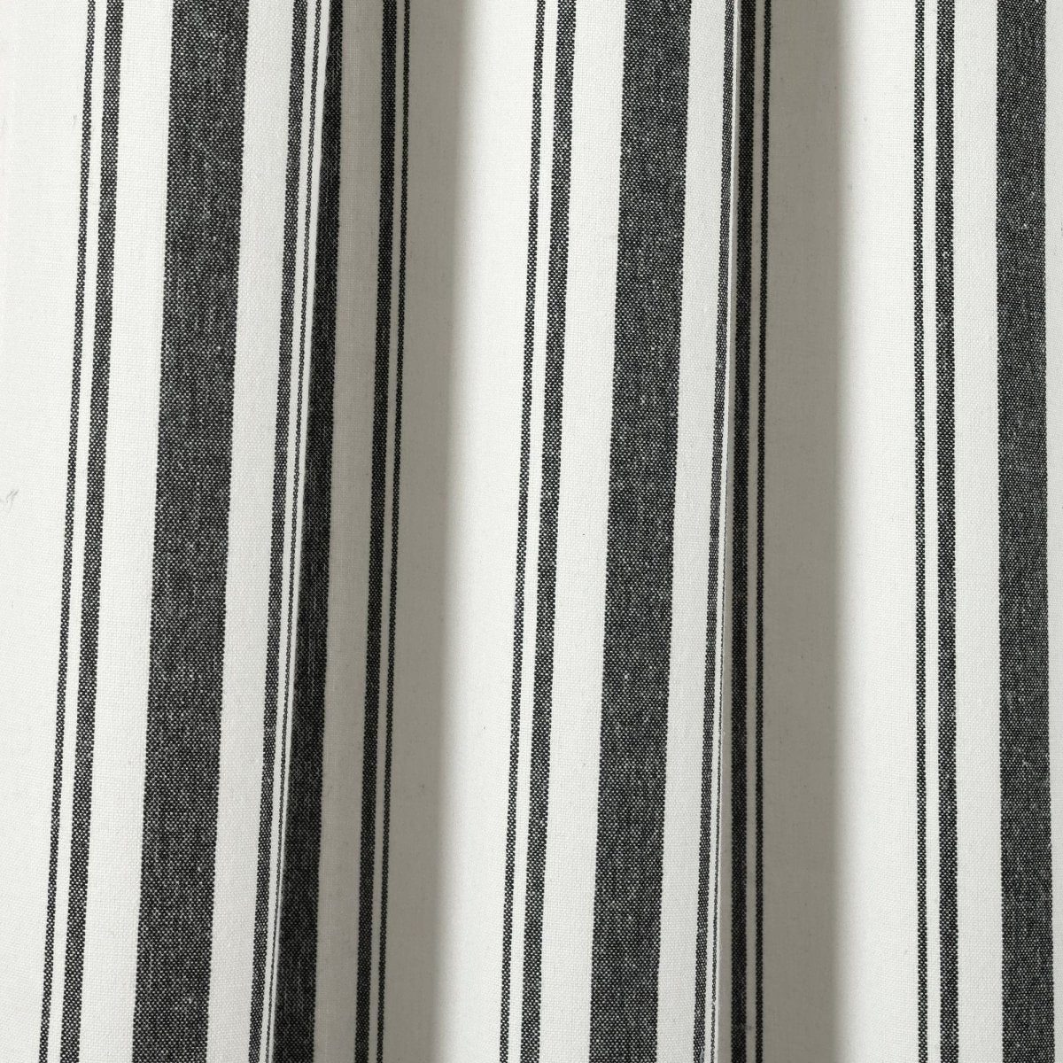 Farmhouse Stripe Yarn Dyed Recycled Cotton Blend Window Curtain Panel Set - Image 34