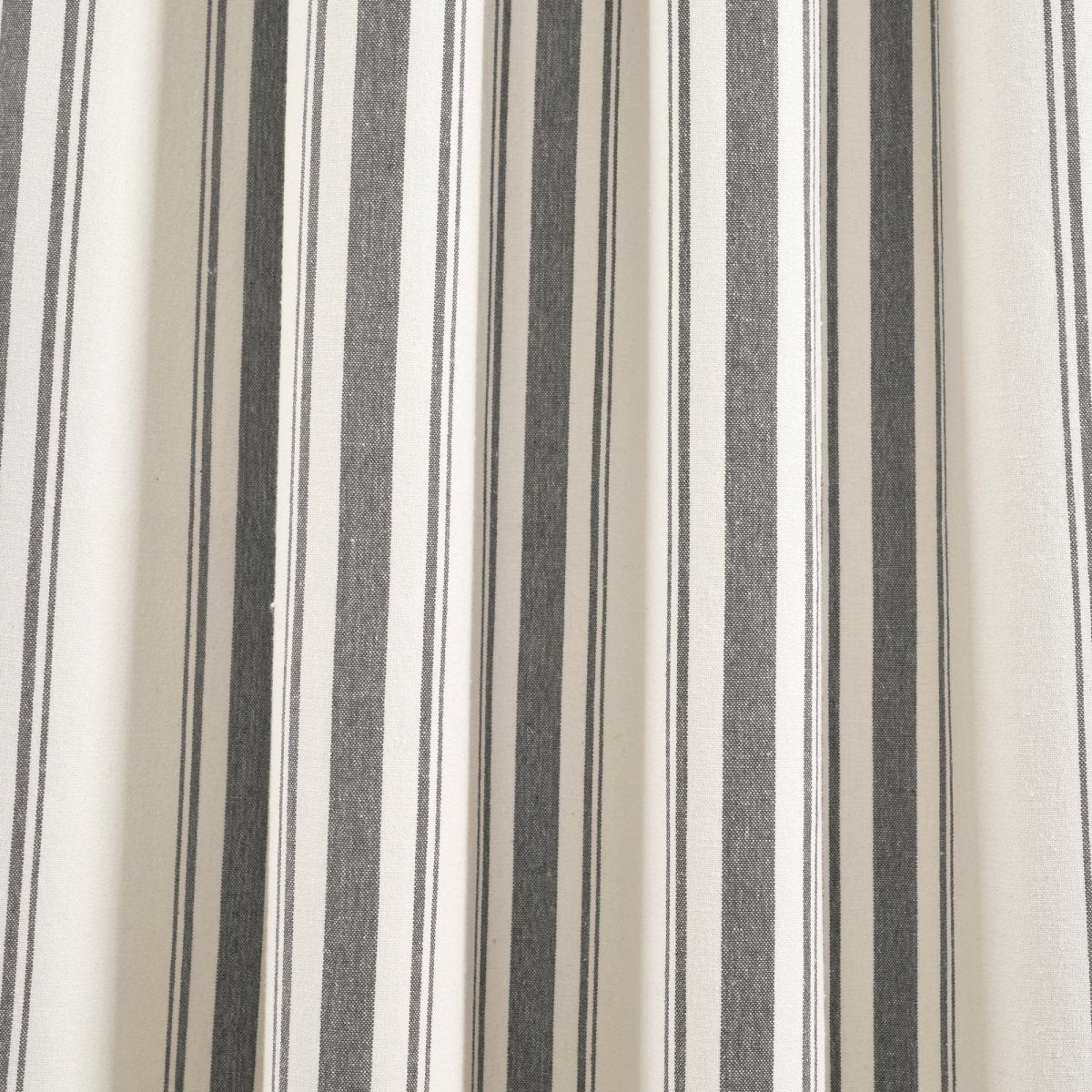Farmhouse Stripe Yarn Dyed Recycled Cotton Blend Window Curtain Panel Set - Image 40