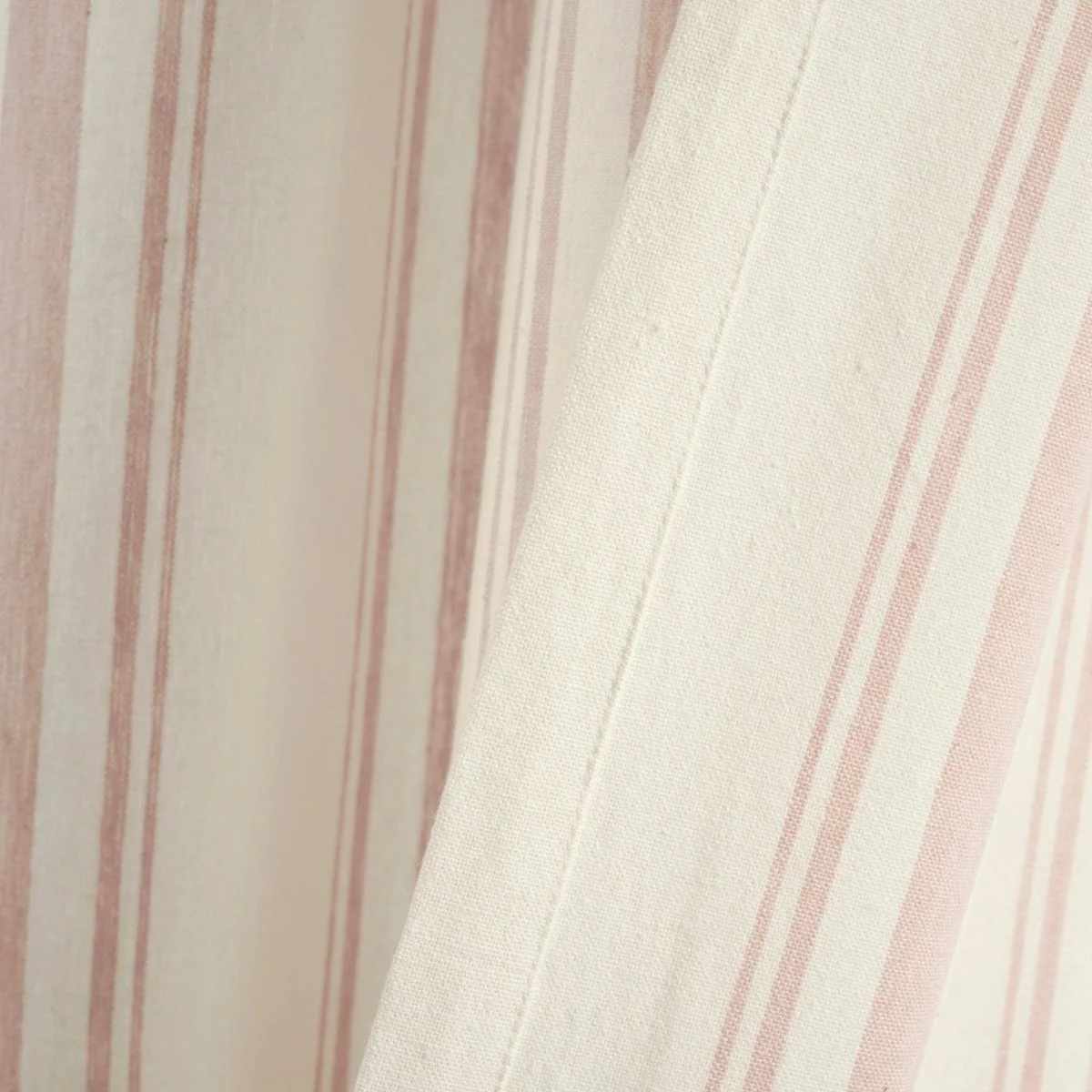 Farmhouse Stripe Yarn Dyed Recycled Cotton Blend Window Curtain Panel Set - Image 61