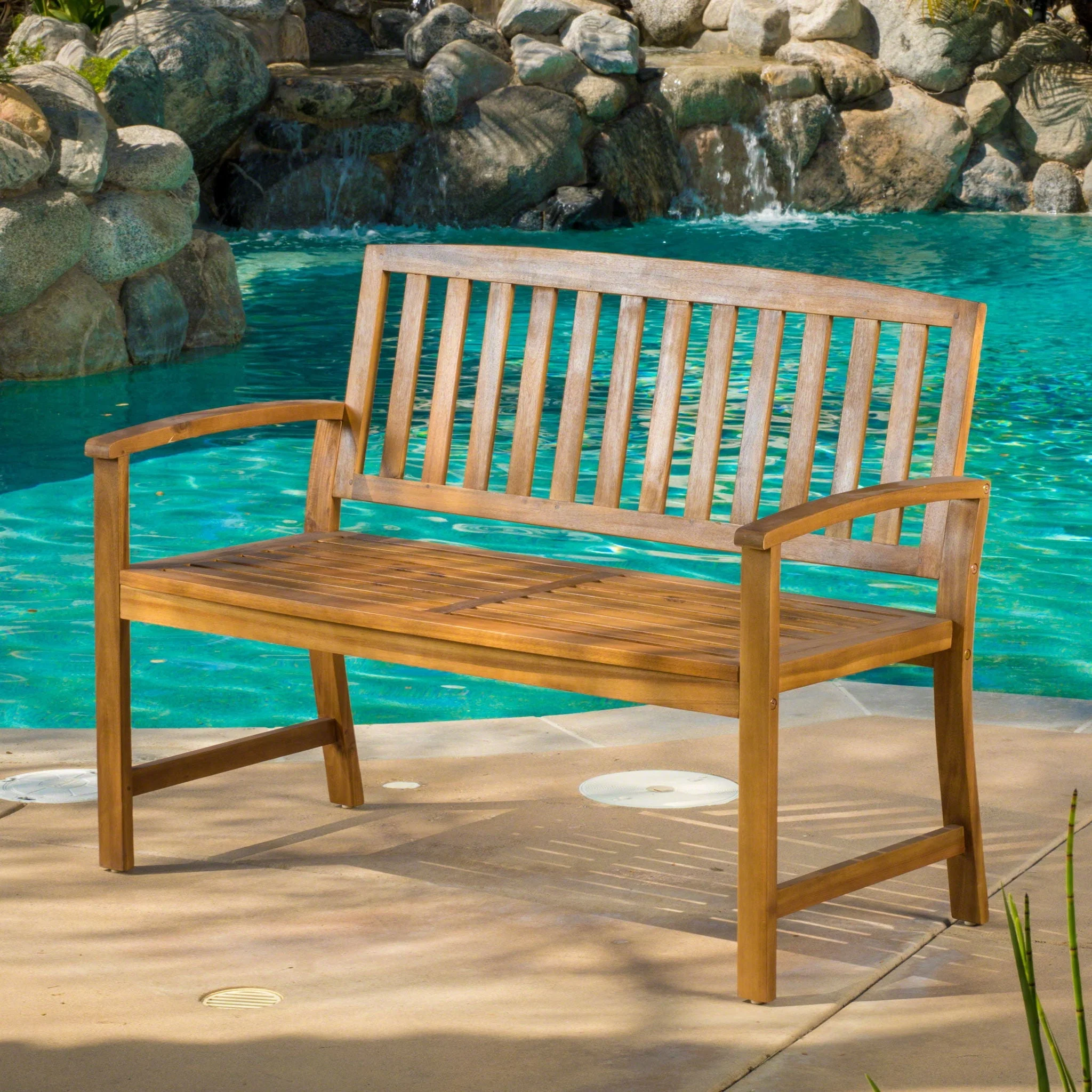 Farmhouse Style Loja Bench Indoor / Outdoor - Image 10